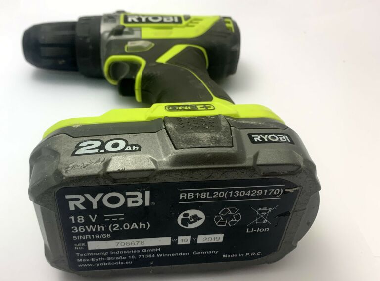 WIERTARKA UDAROWA RYOBI R18PD5 + R18DDP 2X AKU ŁA