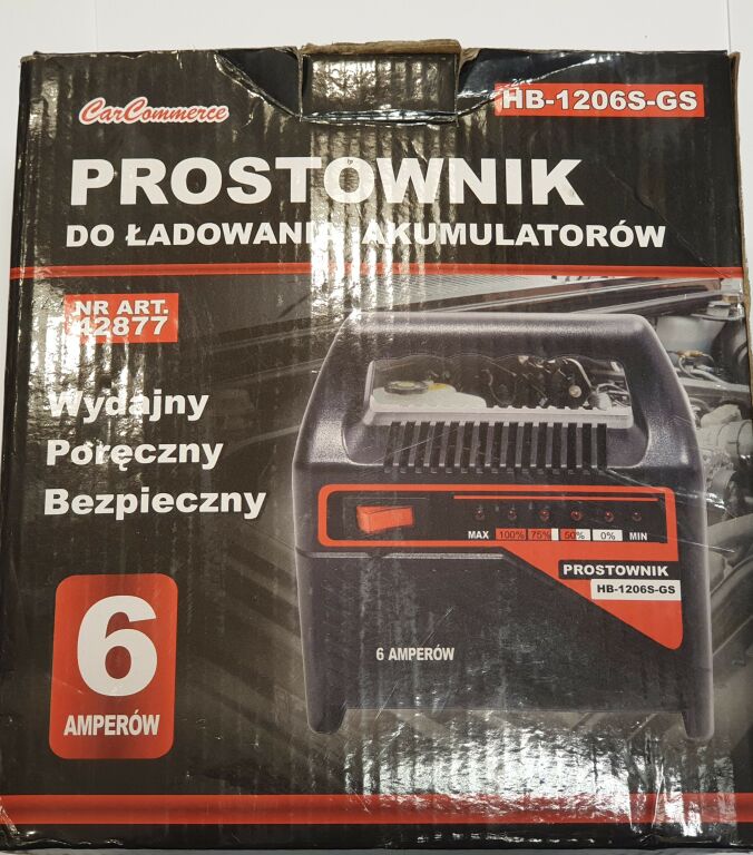 PROSTOWNIK DO ŁAD AKUMUL HB-1206S-GS