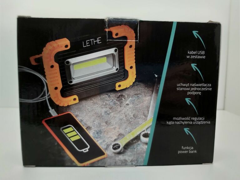 NAŚWIETLACZ Z FUNKCJĄ POWER BANK LETHE TS-WL501