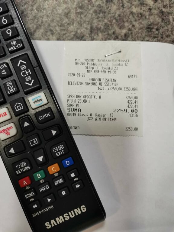 TELEWIZOR SAMSUNG UE55TU7102 KPL PARAGON