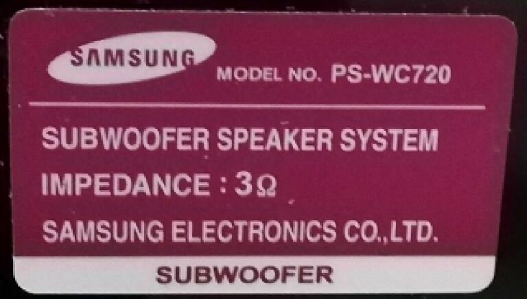 ZESTAW KINA DOMOWEGO SAMSUNG HT-C720