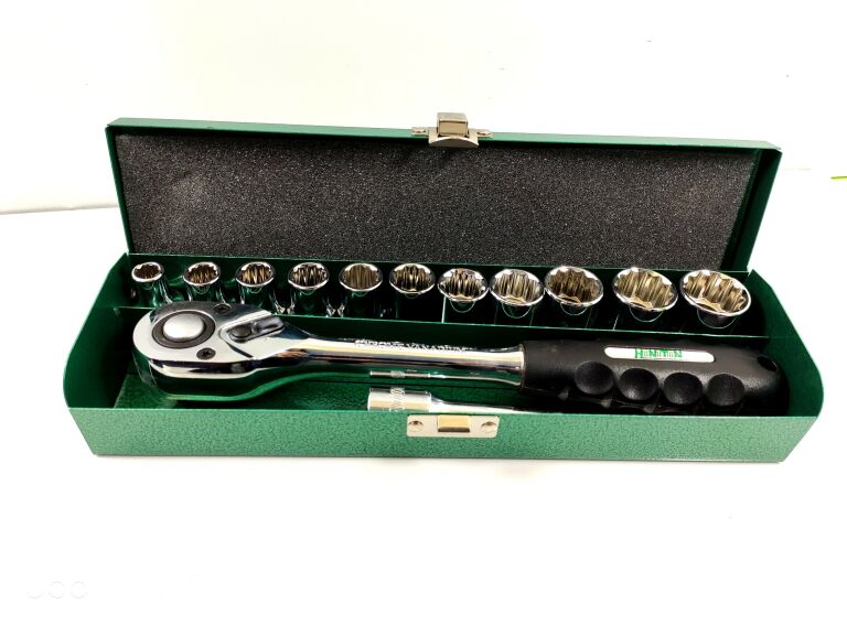 HONITON ZESTAW NASADEK Z GRZECHOTKĄ 1/2'' 8-22 MM