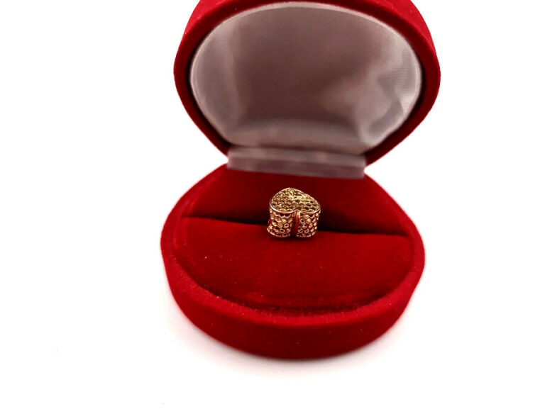 ZŁOTA ZAWIESZKA CHARMS SERCE OWAD 585 / 1,05 G