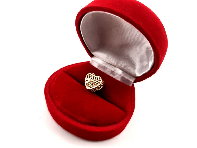 ZŁOTA ZAWIESZKA CHARMS SERCE OWAD 585 / 1,05 G