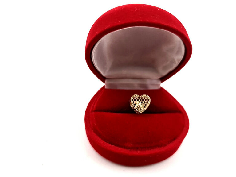 ZŁOTA ZAWIESZKA CHARMS SERCE OWAD 585 / 1,05 G