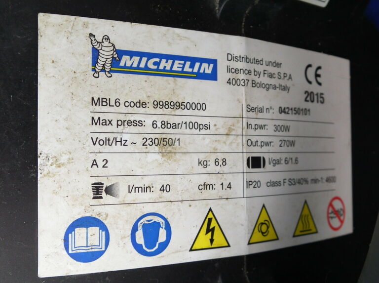 KOMPRESOR OLEJOWY 6L MICHELIN MBL6