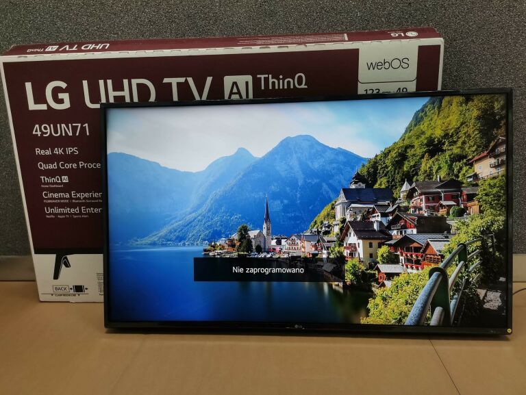 SMART TV LG 49"LED 49UN711C 4K IDEALNY GWR!