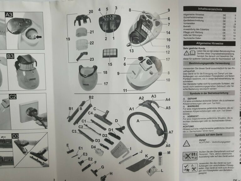 ODKURZACZ PAROWY KARCHER SV 7 KOMPLET !!!