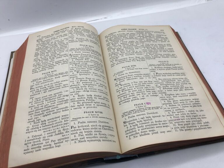 BIBLIA KS. D. JAKÓBA WUJKA, LIPSK 1898
