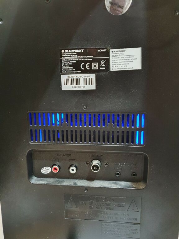WIEŻA BLAUPUNKT MC60BT BT/CD/USB