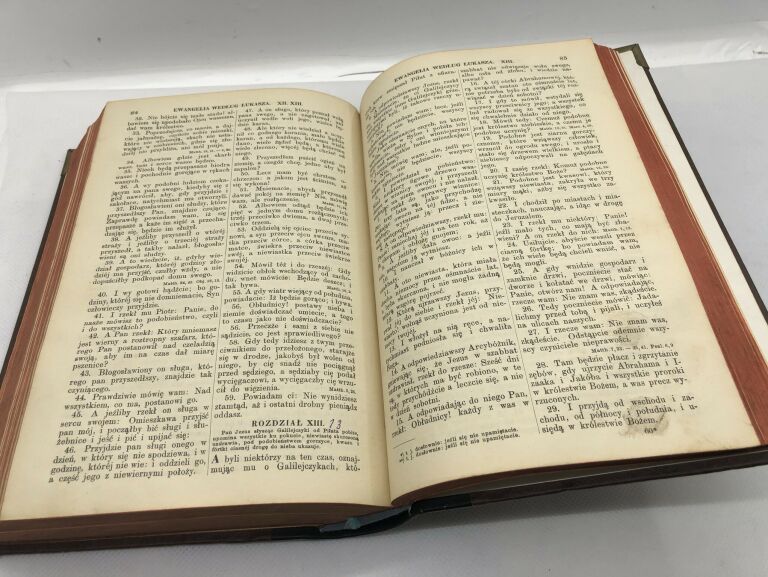 BIBLIA KS. D. JAKÓBA WUJKA, LIPSK 1898
