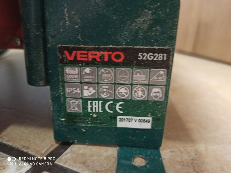 PILARKA STOŁOWA VERTO 600W 52G281
