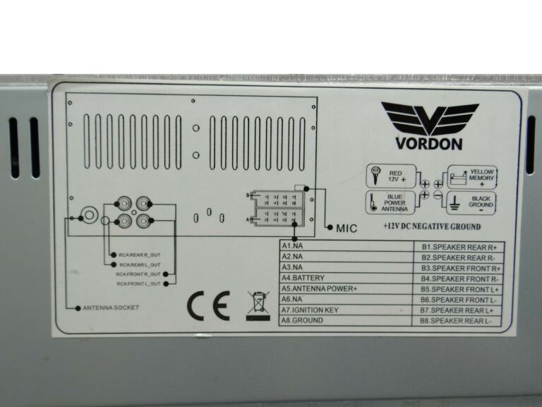 RADIO VORDON 2DIN BT USB RAMKA OPEL ANTARA ASTRA