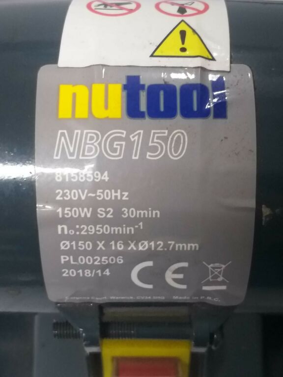 SZLIFIERKA STOŁOWA NUTOOL NBG150