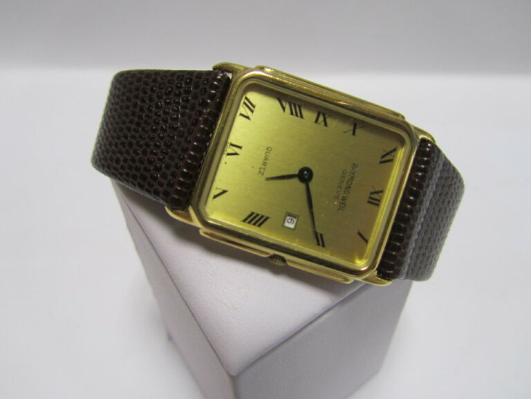 ZEGAREK RAYMOND WEIL 5600 18K GOLD ELECTROPLATED
