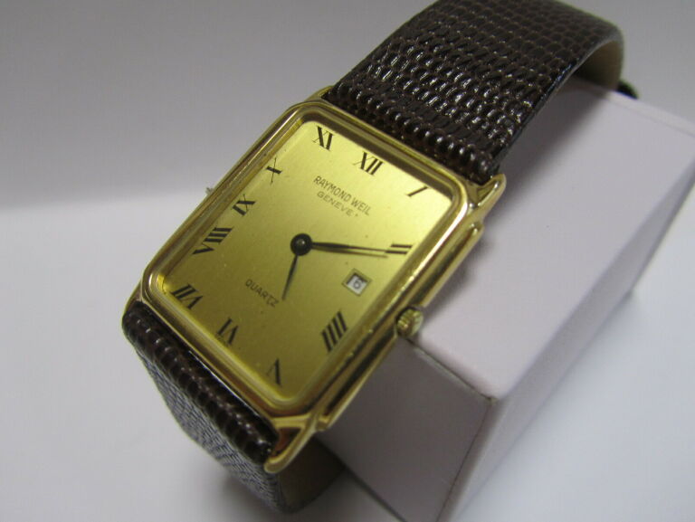 ZEGAREK RAYMOND WEIL 5600 18K GOLD ELECTROPLATED