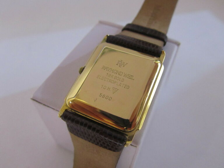 ZEGAREK RAYMOND WEIL 5600 18K GOLD ELECTROPLATED