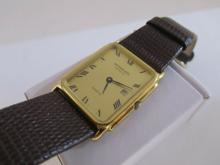 ZEGAREK RAYMOND WEIL 5600 18K GOLD ELECTROPLATED