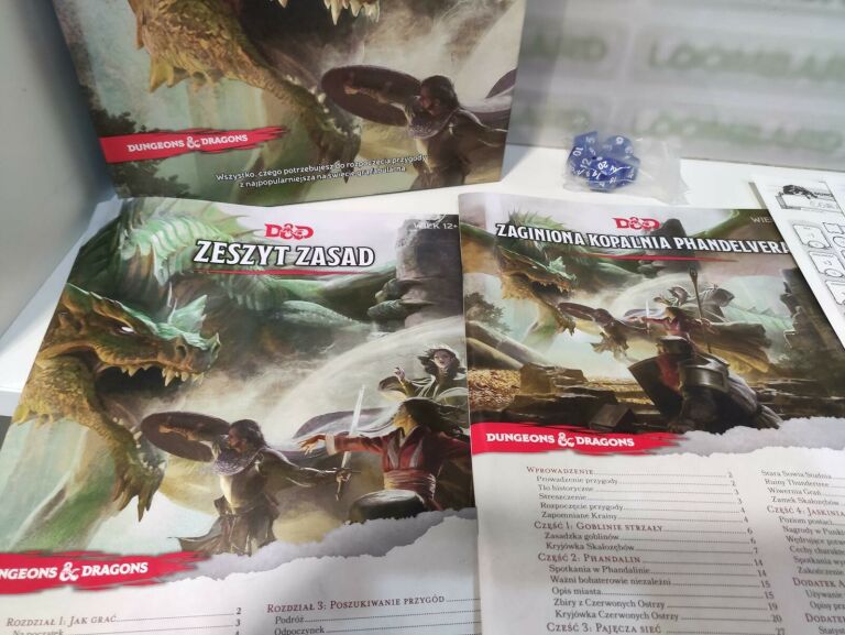 DUNGEONS & DRAGONS ZESTAW STARTOWY STARTER SET
