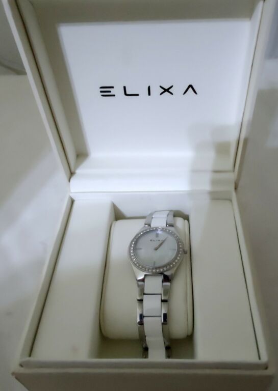 zegarek-damski-elixa-ceramica-e060-l182-pudelko-stan-uzywany