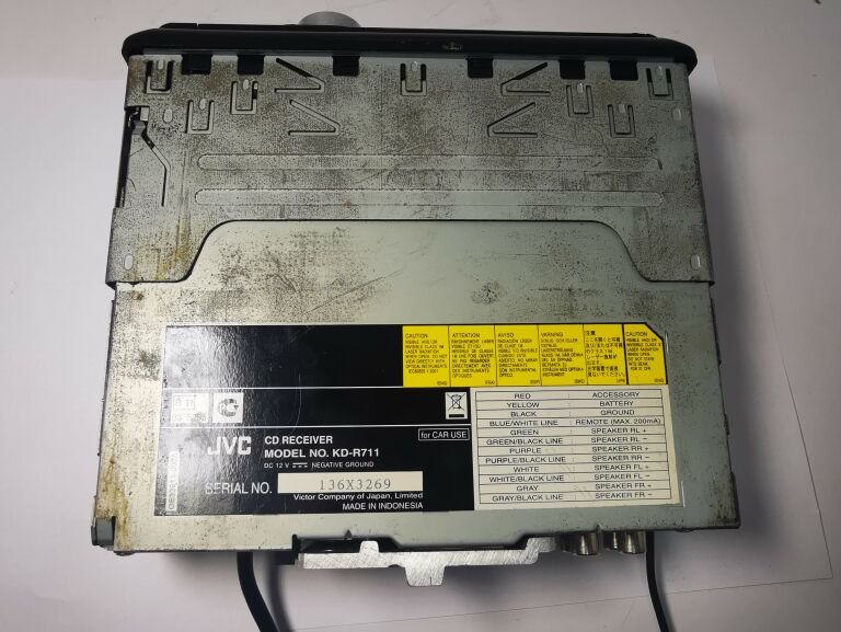 RADIOODTWARZACZ SAMOCHODOWY JVC KD-R711