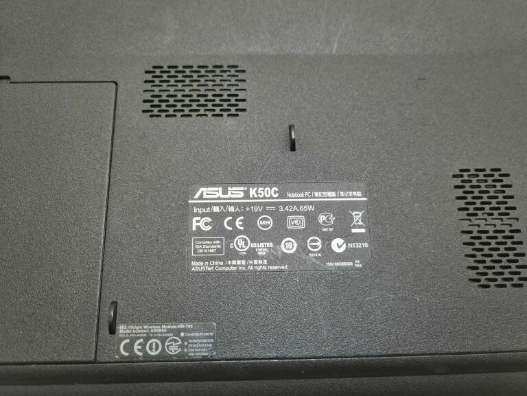 LAPTOP ASUS K50C