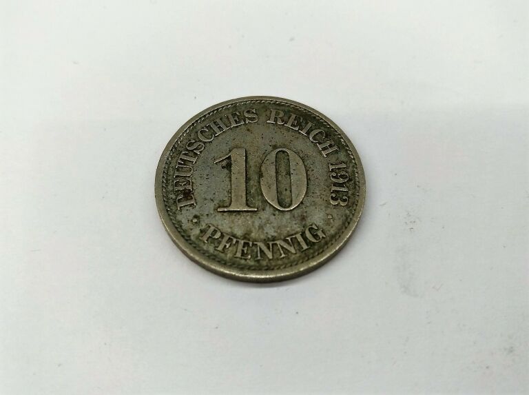MONETA 10 PFENNIG 1913R.