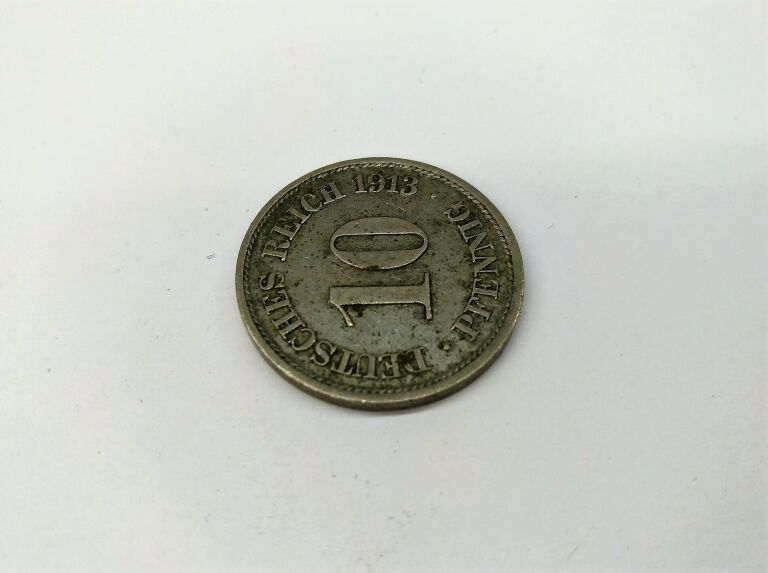 MONETA 10 PFENNIG 1913R.