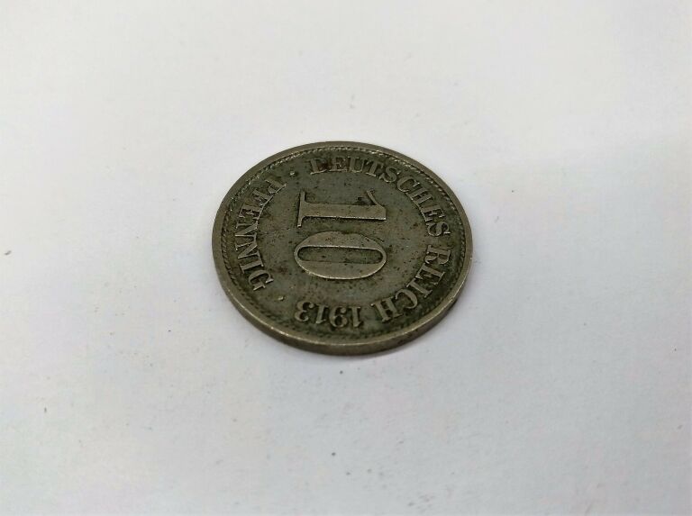 MONETA 10 PFENNIG 1913R.