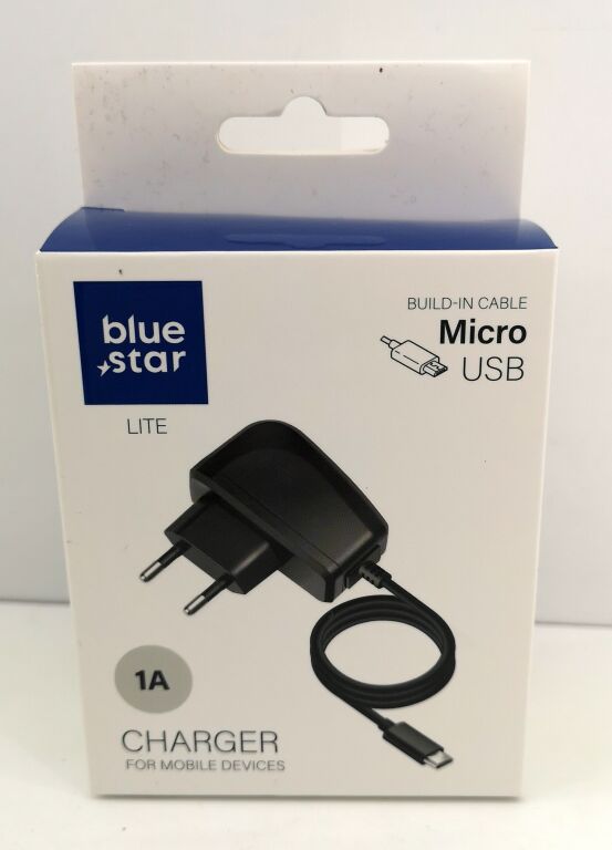 ŁADOWARKA SIECIOWA USB BLUE STAR LITE