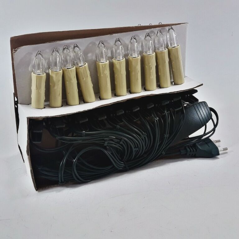 LED LAMPKI CHOINKOWE RETRO 20SZT