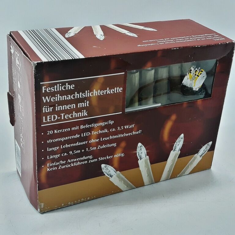 LED LAMPKI CHOINKOWE RETRO 20SZT