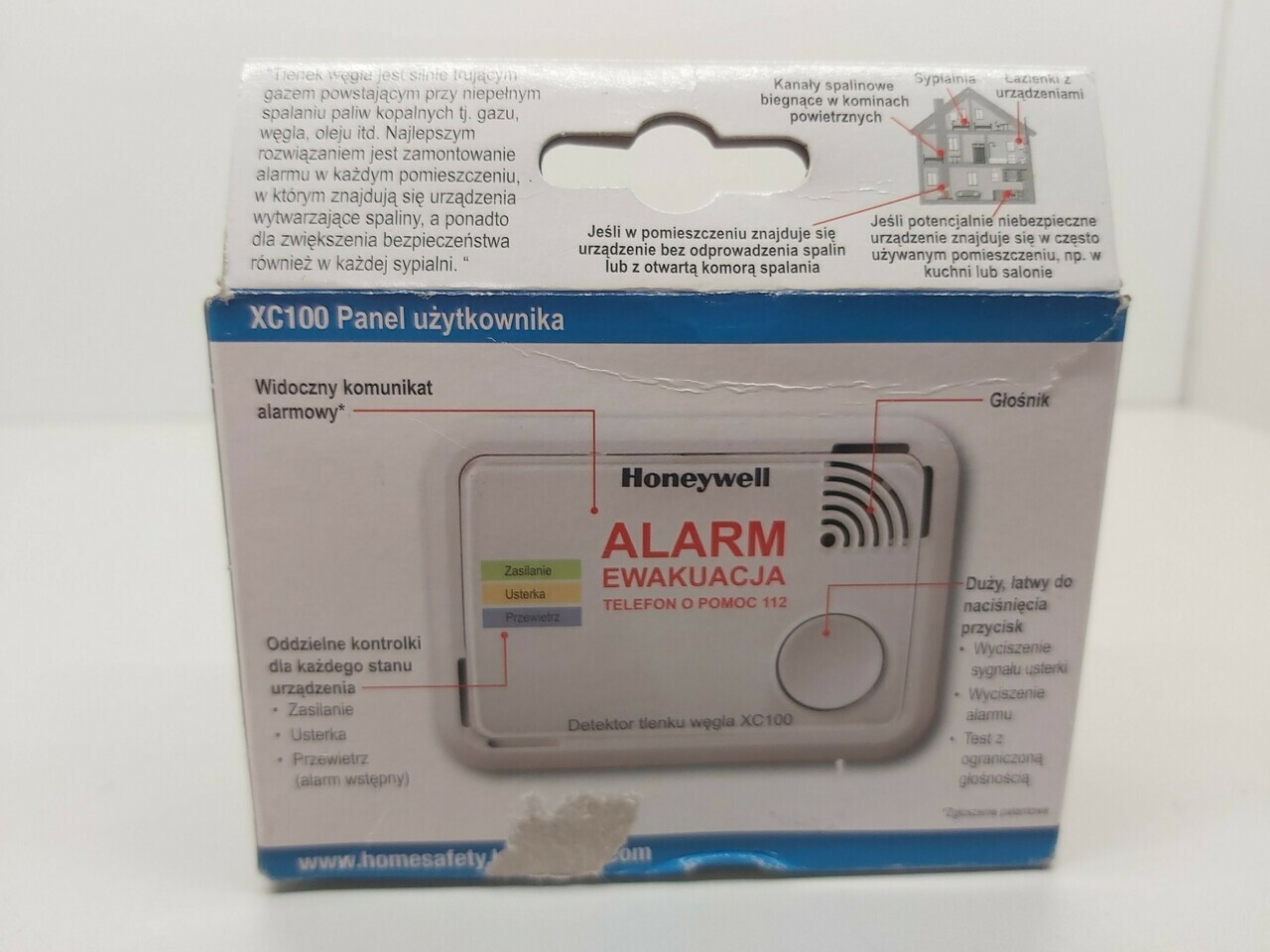 detektor-tlenku-wegla-honeywell-stan-uzywany