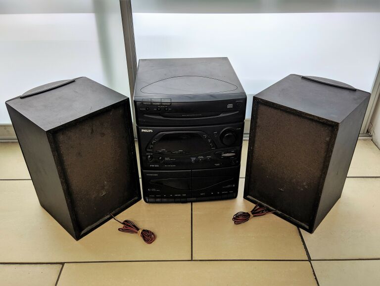 MINIWIEŻA PHILIPS FW 332 +2 GŁOŚNIKI #OPIS
