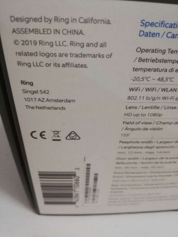 WIDEODOMOFON RING SINGEL 542 KPL