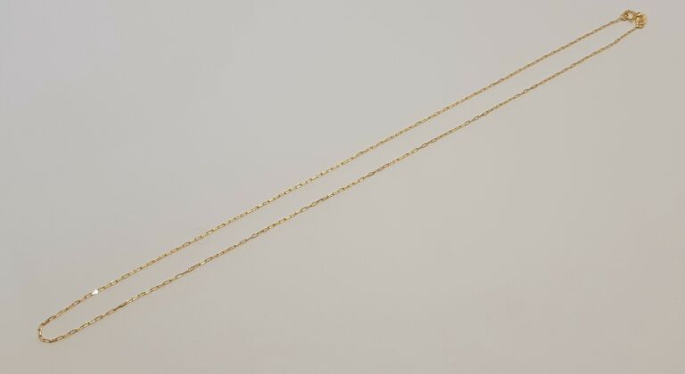 DELIKATNY ZŁOTY ŁAŃCUSZEK 1,16 GR 585 P 44CM