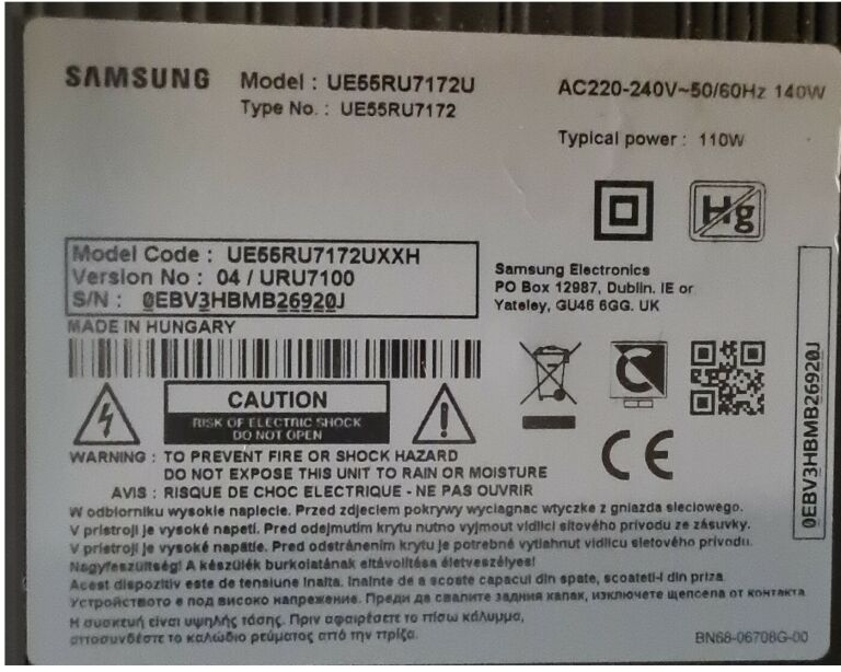 TELEWIZOR SAMSUNG UE55RU7172 LED | 55 '" | 4K