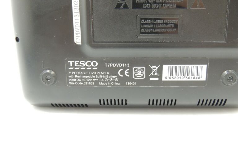 SAMOCHODWY ODTWARZACZ DVD TESCO T7PDVD113