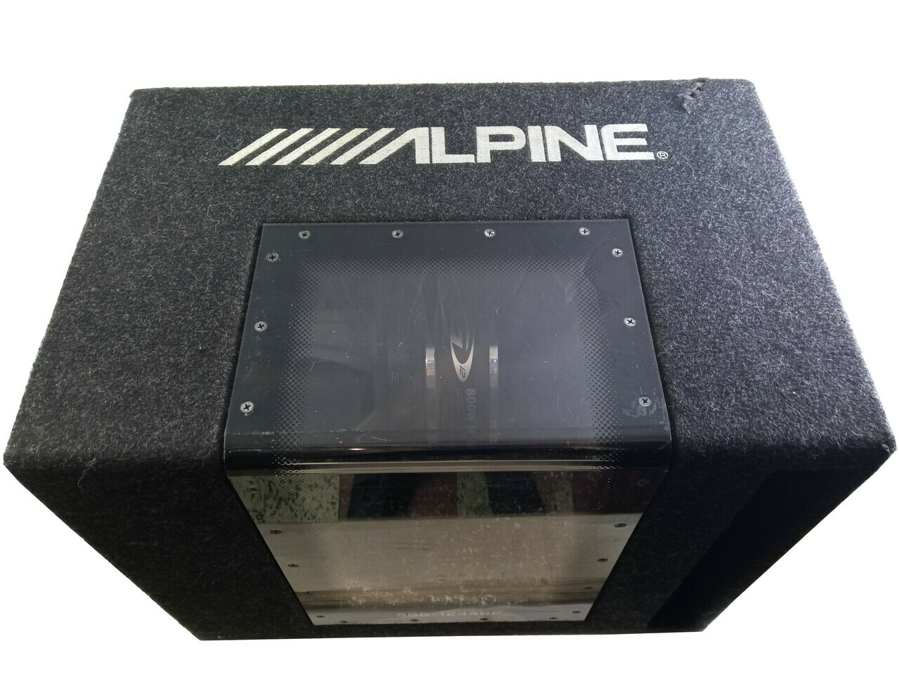 subwofer-alpine-sbg-1244bp-jbl-gx-a604-stan-uzywany
