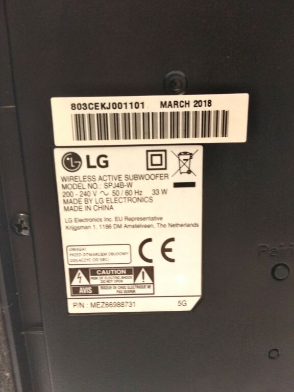 SOUNDBAR LG SJ4R ZESTAW GŁOŚNIKÓW LG SPJ4-S