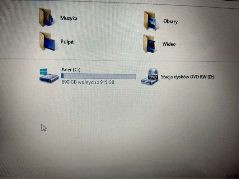 LAPTOP ACER E5 771-34E0 DYSK 1 TB