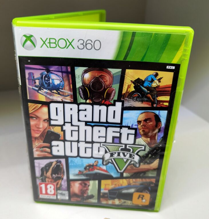 GRA XBOX 360 GTA V-1 CD BRAK 2