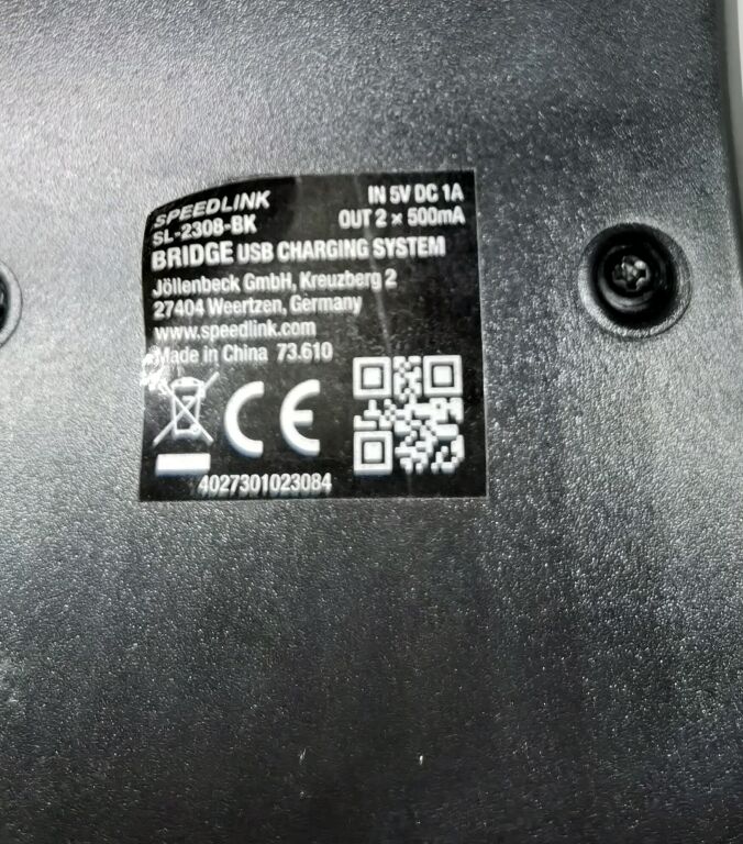 SPEEDLINK ŁADOWARKA DO PADÓW XBOX 360 SL-2308-BK