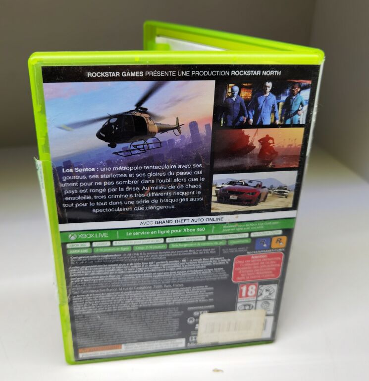 GRA XBOX 360 GTA V-1 CD BRAK 2