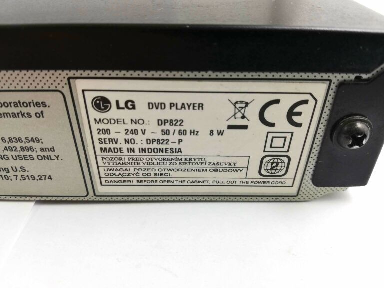 ODTWARZACZ DVD LG PD822/PILOT