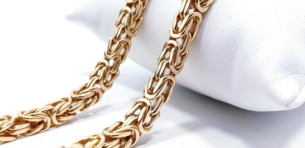 zloty-lancuszek-splot-krolewski-585-5332g-okazja-splot-krolewski-bizantyjski