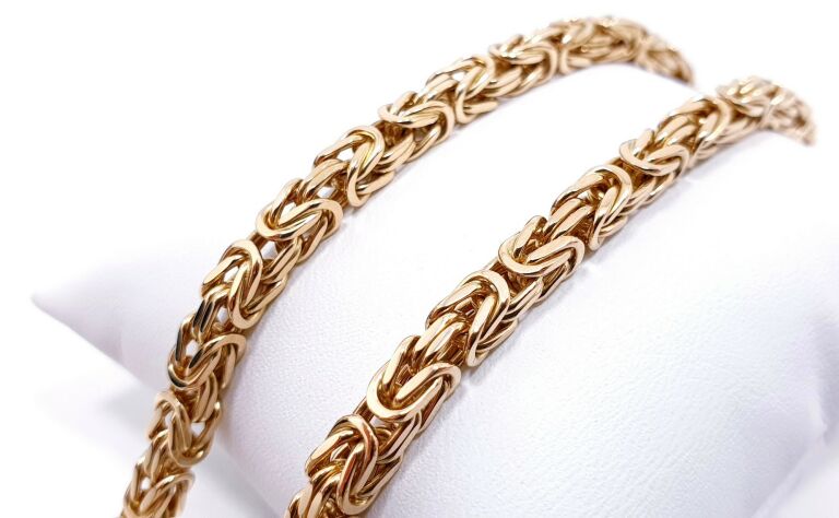 zloty-lancuszek-splot-krolewski-585-5332g-okazja-material-zolte-zloto