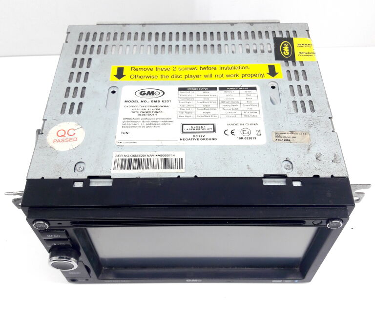 RADIO MULTIMEDIALNE GMS 6201 NAVI