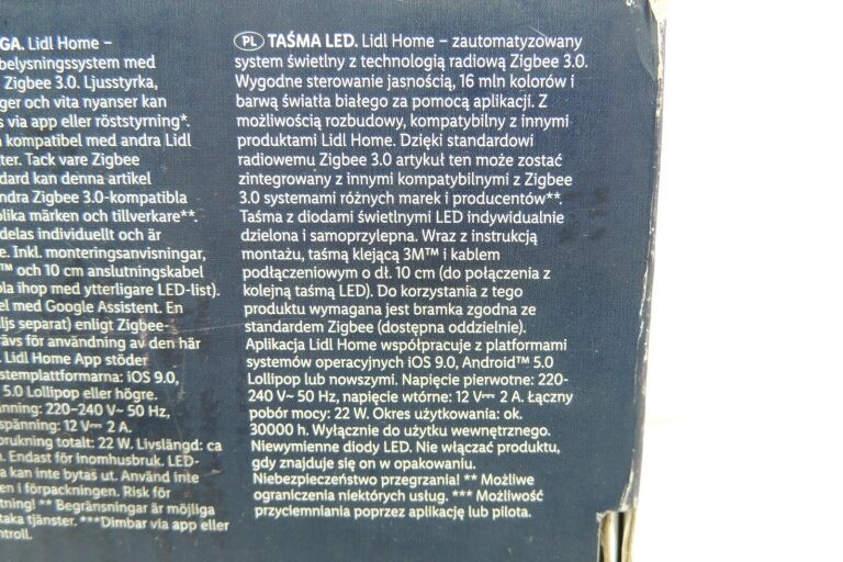 TAŚMA SMART HOME LIVARNO LUX SMART LED LIGHT STRI