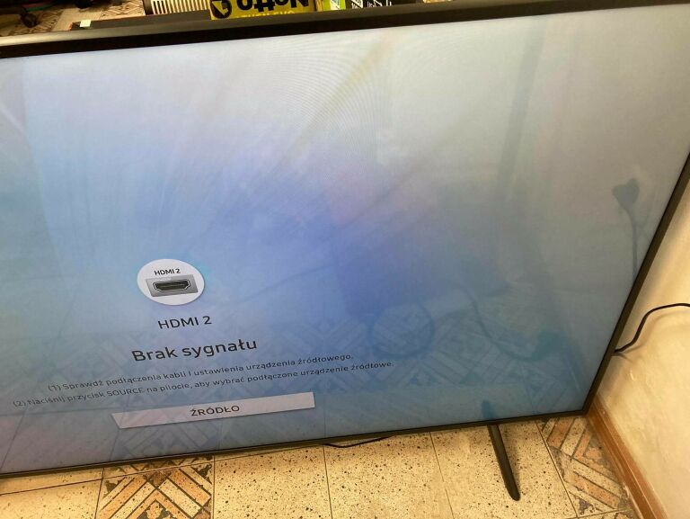 TELEWIZOR SAMSUNG UE55RU7172 55" BRAK PUDEŁKA